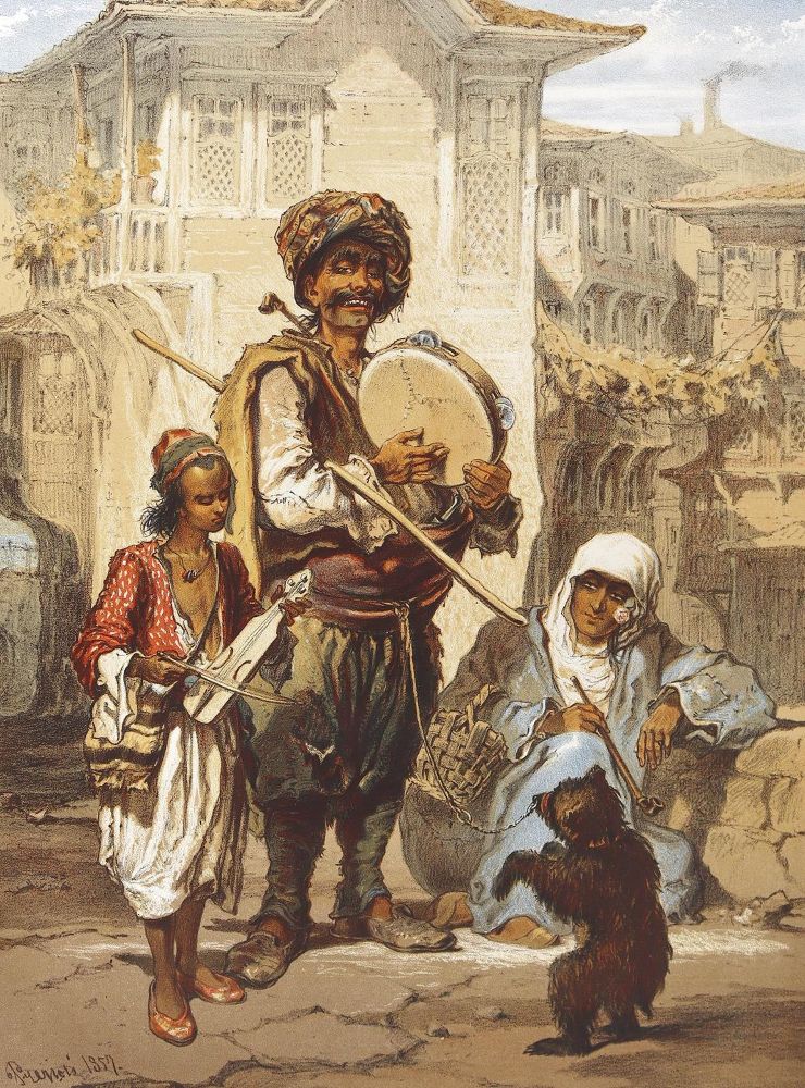 Große Abbildung Nr.1: 126-3296 Zigeuner, Bohémiens.: (Ausland, Türkei)