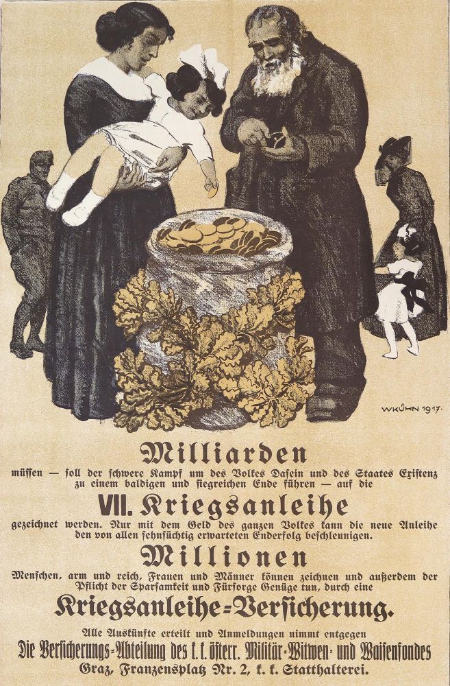 Große Abbildung Nr.1: 126-3320 Kühn, Carl Heinrich Walter: (Plakate, Kriegsanleihe)