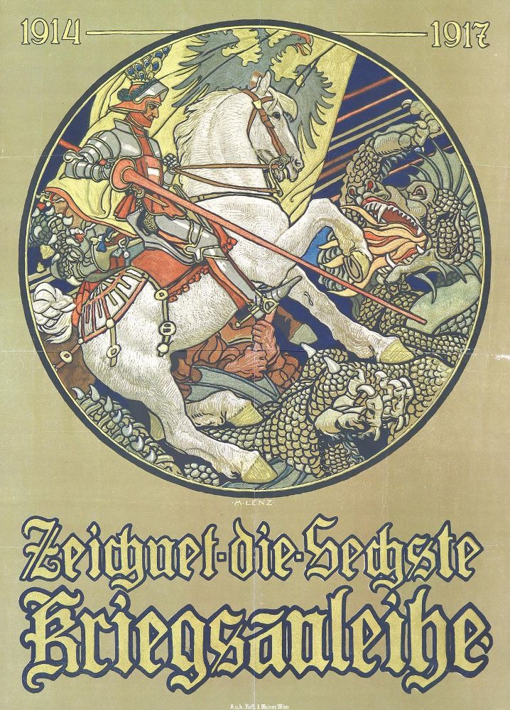 Große Abbildung Nr.1: 126-3321 Lenz, Maximilian: (Plakate, Kriegsanleihe)