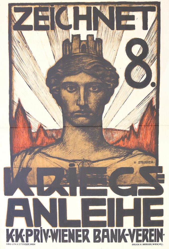 Große Abbildung Nr.1: 126-3328 Sterrer, Karl: (Plakate, Kriegsanleihe)