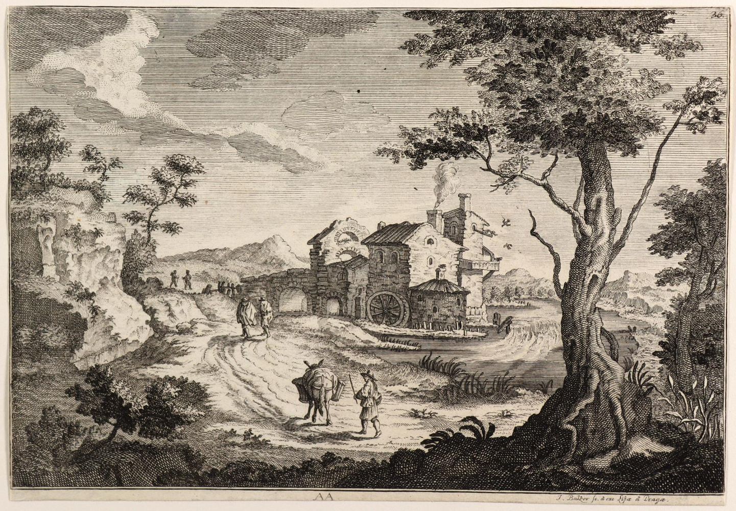 Große Abbildung Nr.1: 126-3381 Balzer, Johann: (Künstlergraphik)