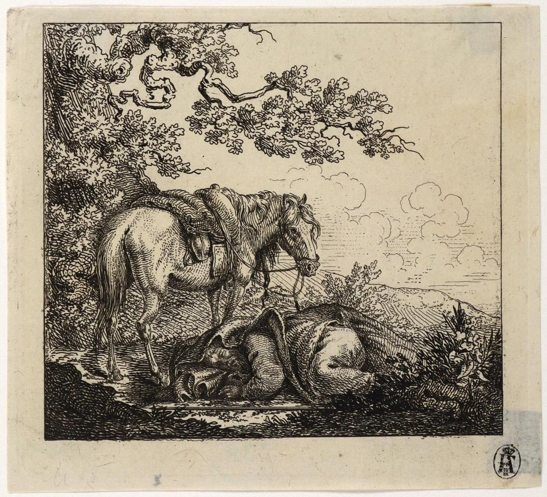 Große Abbildung Nr.1: 126-3407 Belle, Friedrich August de la: (Künstlergraphik)