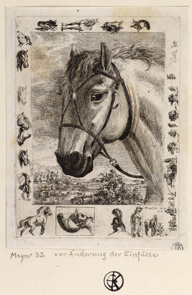 Große Abbildung Nr.2: 126-3410 Belle, Friedrich August de la: (Künstlergraphik)