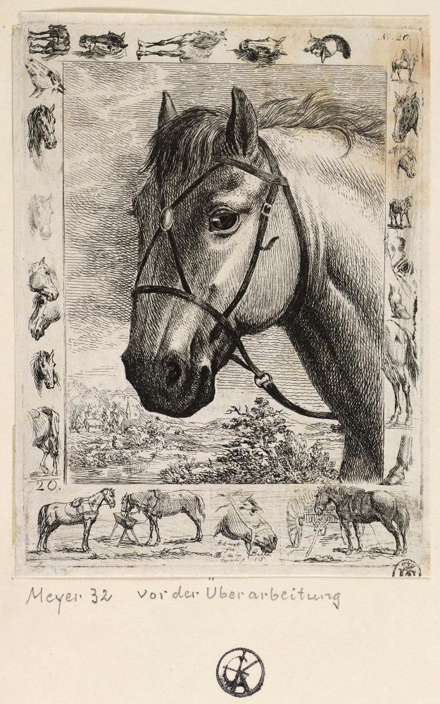 Große Abbildung Nr.3: 126-3410 Belle, Friedrich August de la: (Künstlergraphik)