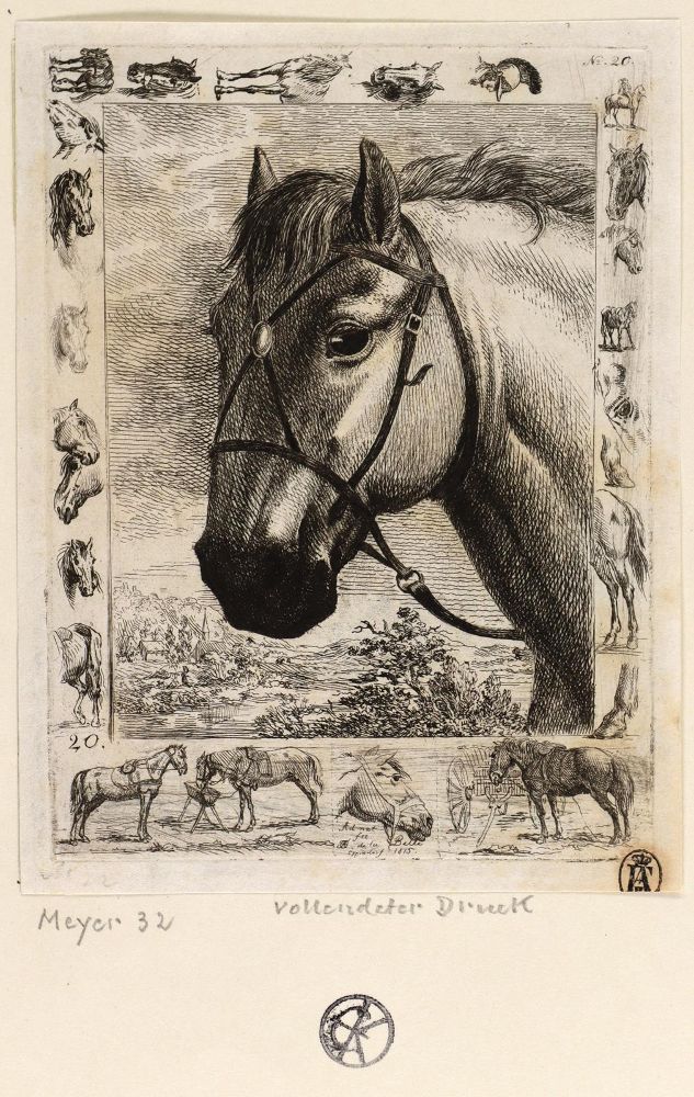 Große Abbildung Nr.4: 126-3410 Belle, Friedrich August de la: (Künstlergraphik)