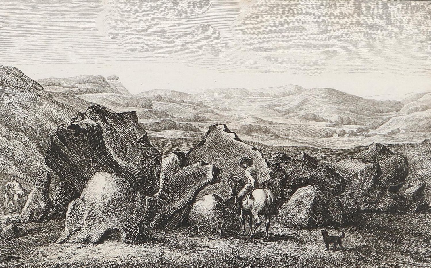 Große Abbildung Nr.1: 126-3411 Belle, Friedrich August de la: (Künstlergraphik)