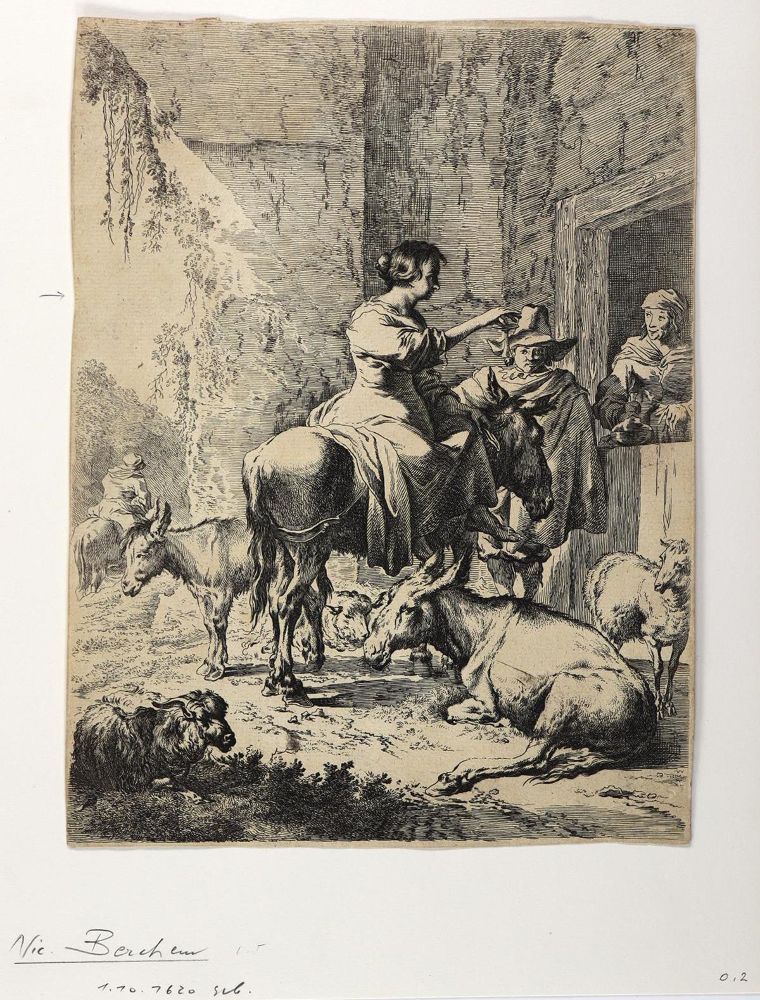 Große Abbildung Nr.1: 126-3417 Berchem, Nicolaes: (Künstlergraphik)