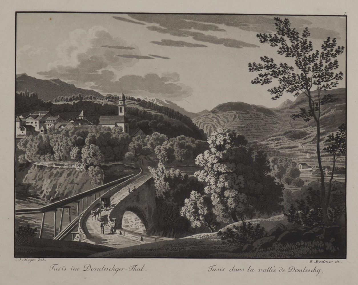 Große Abbildung Nr.2: 126-3431 Bodmer, Rudolf: (Künstlergraphik)