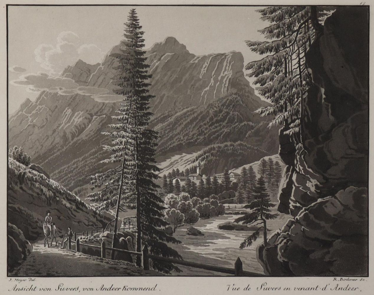 Große Abbildung Nr.3: 126-3431 Bodmer, Rudolf: (Künstlergraphik)
