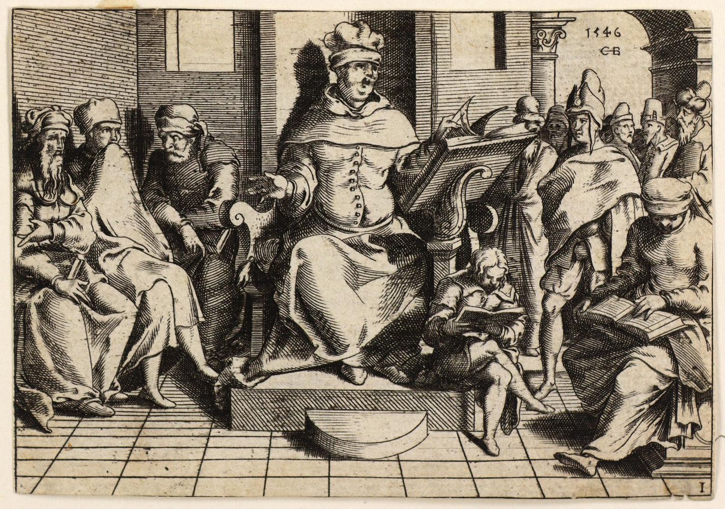 Große Abbildung Nr.1: 126-3440 Bos, Cornelis: (Künstlergraphik)