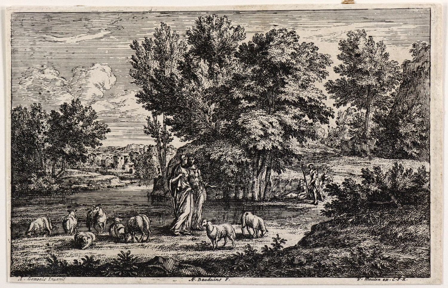Große Abbildung Nr.1: 126-3447 Boudewijns, Adriaen Frans: (Künstlergraphik)