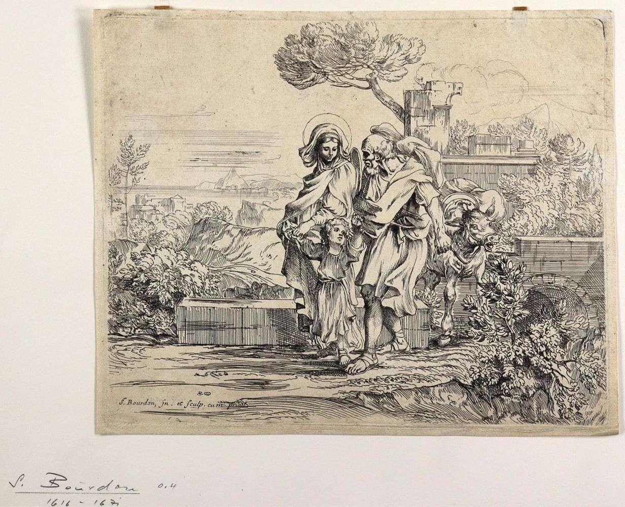 Große Abbildung Nr.1: 126-3448 Bourdon, Sebastién: (Künstlergraphik)