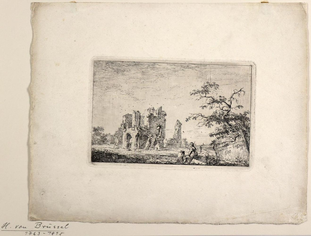 Große Abbildung Nr.2: 126-3459 Brussel, Hermanus van: (Künstlergraphik)