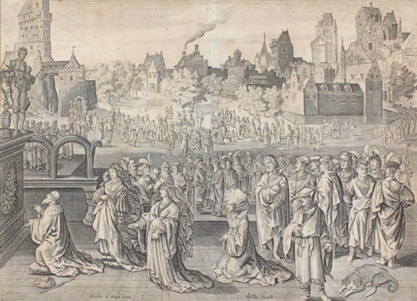 Große Abbildung Nr.1: 126-3461 Bruyn, Nicolas de: (Künstlergraphik)