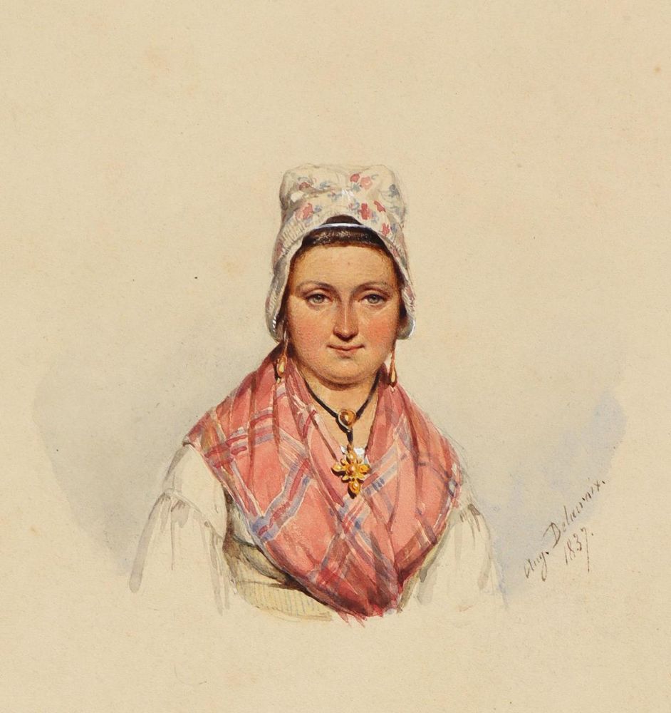 Große Abbildung Nr.1: 126-3531 Delacroix, Auguste: (Künstlergraphik)