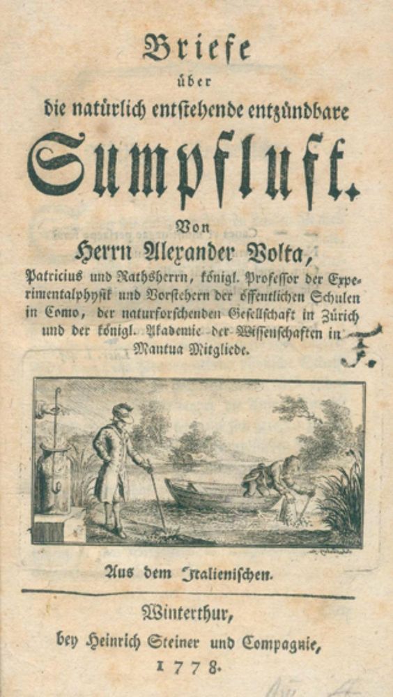 Große Abbildung Nr.1: 126-360 Volta,A.: (Aus der Sammlung Professor Dr.Dr.Johannes Büttner Teil 1)