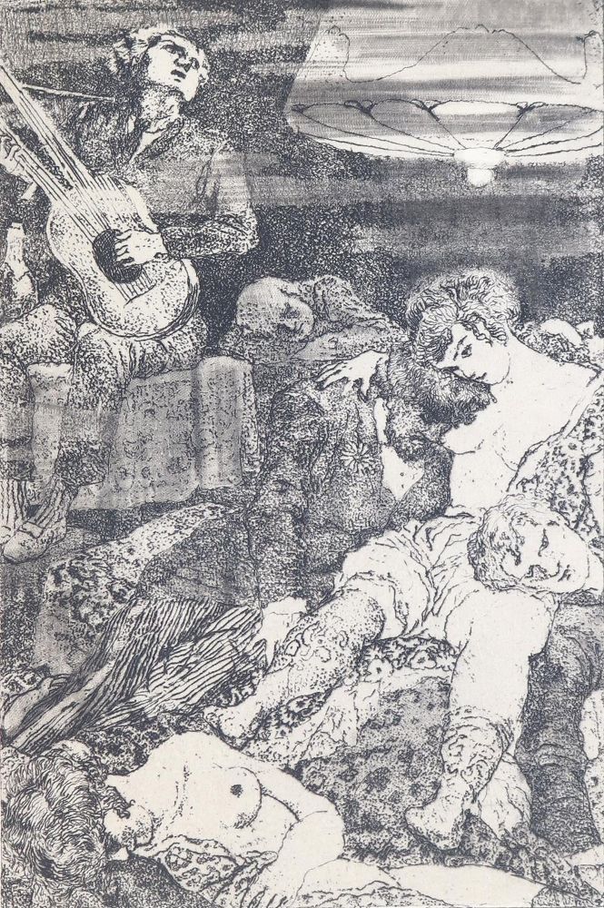 Große Abbildung Nr.1: 126-3604 Staeger, Ferdinand: (Künstlergraphik, Erotika - Galantes)