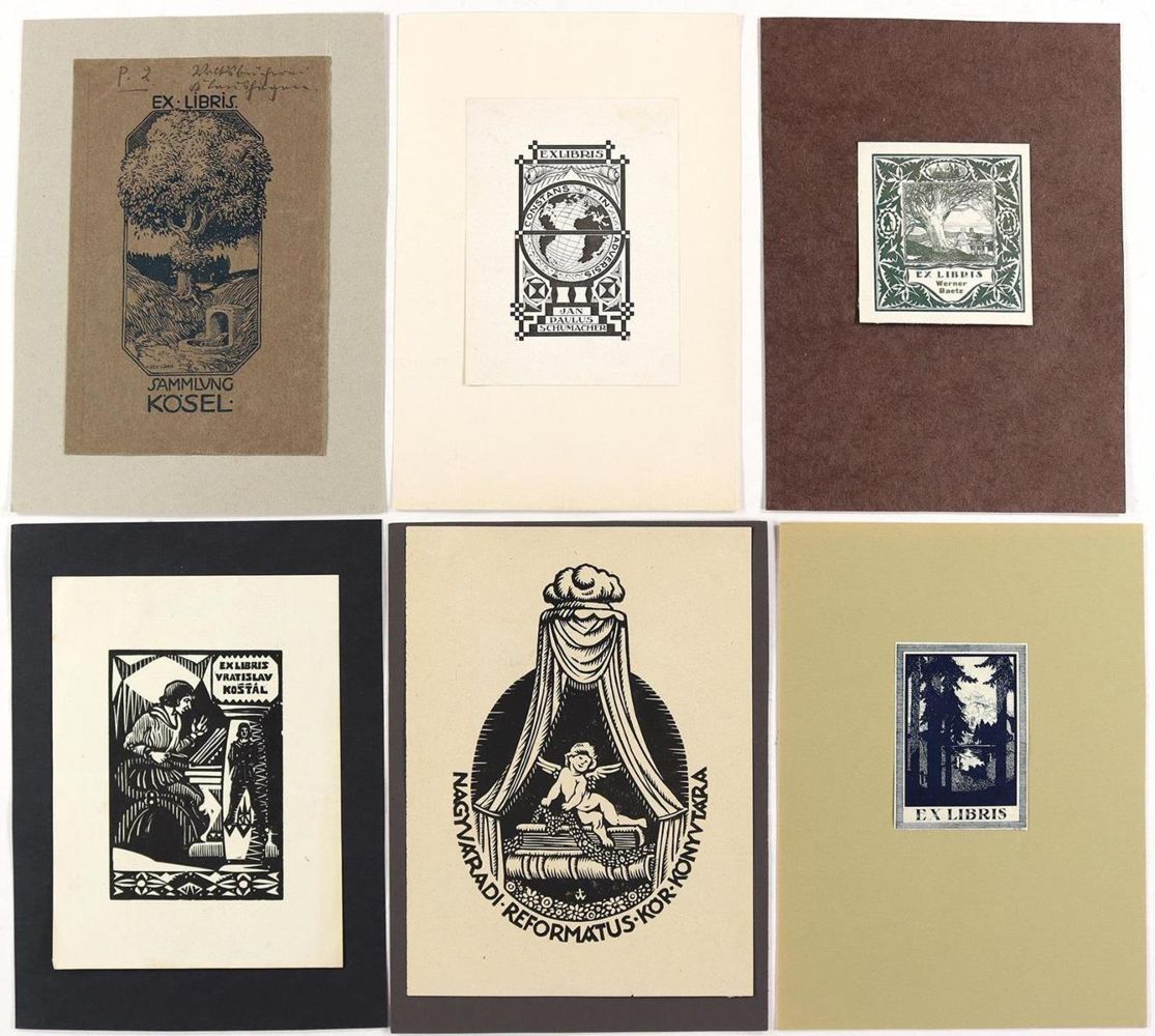Große Abbildung Nr.2: 126-3610 Exlibris.: (Künstlergraphik, Exlibris)