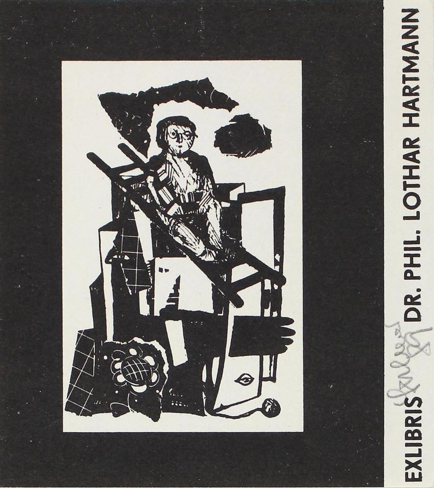 Große Abbildung Nr.1: 126-3614 Sammlung: (Künstlergraphik, Exlibris)