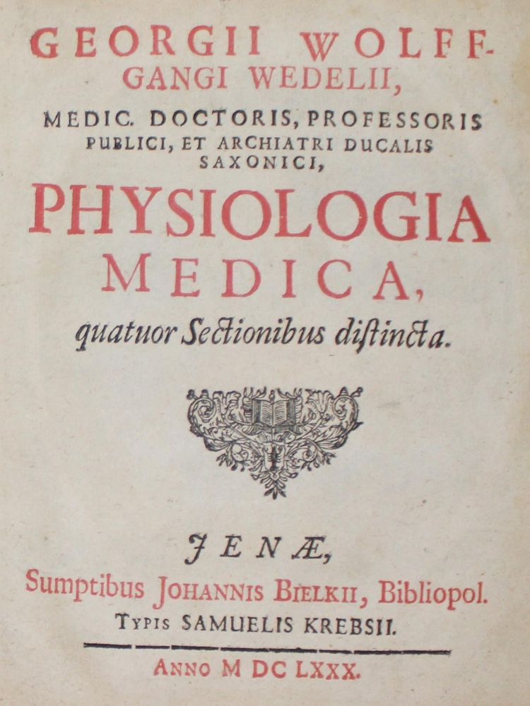Große Abbildung Nr.1: 126-362 Wedel,G.W.: (Aus der Sammlung Professor Dr.Dr.Johannes Büttner Teil 1)