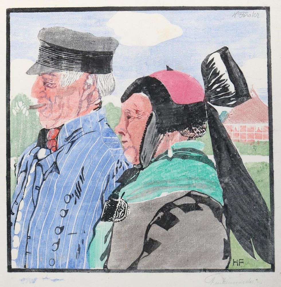 Große Abbildung Nr.3: 126-3639 Förster, Hans: (Künstlergraphik)
