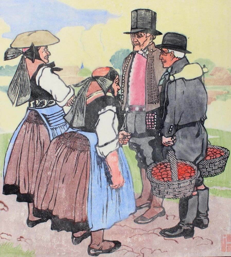 Große Abbildung Nr.1: 126-3642 Förster, Hans: (Künstlergraphik)