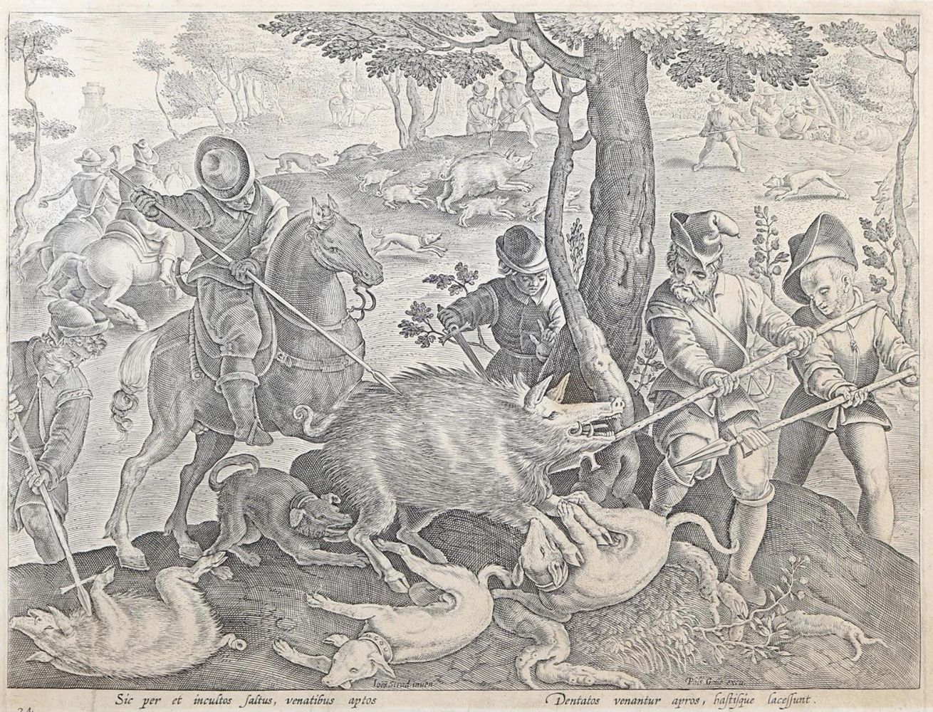 Große Abbildung Nr.1: 126-3657 Galle, Philipp: (Künstlergraphik)