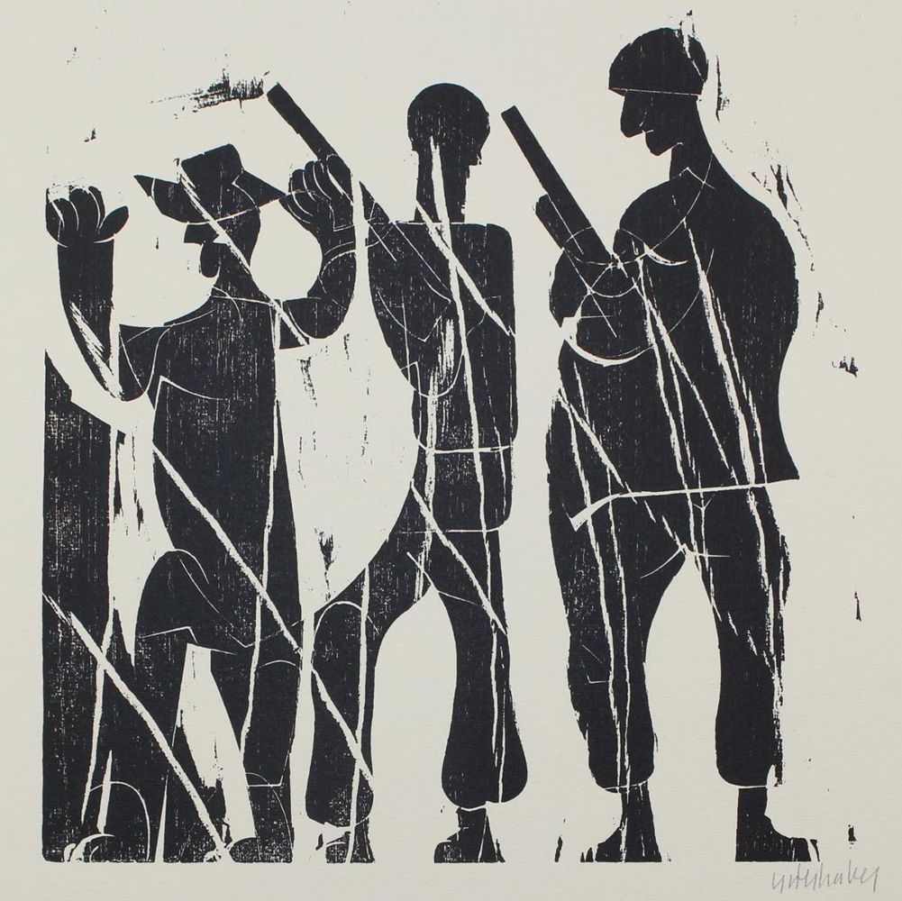 Große Abbildung Nr.1: 126-3681 Grieshaber, HAP: (Künstlergraphik)