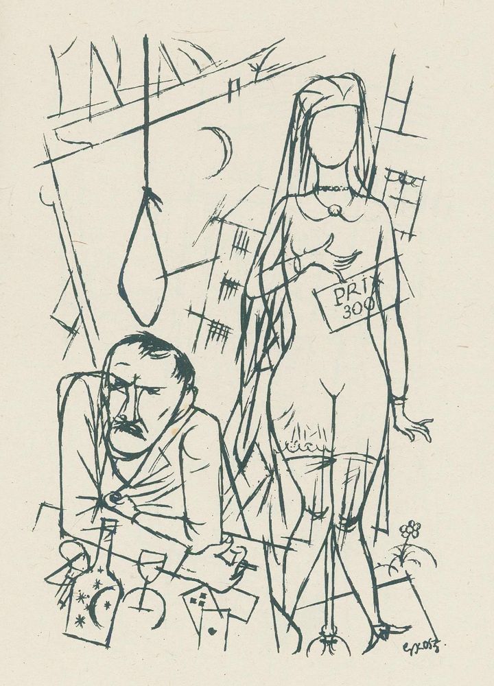 Große Abbildung Nr.2: 126-3685 Mac Orlan, P.: (Künstlergraphik, Grosz,Georg)