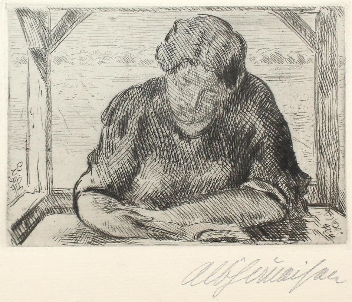 Große Abbildung Nr.2: 126-3715 Haueisen, Albert: (Künstlergraphik)