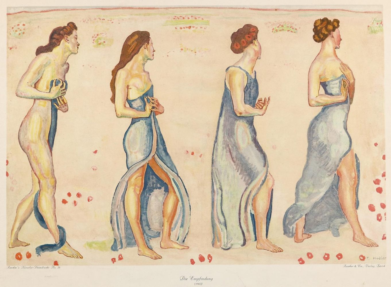 Große Abbildung Nr.1: 126-3736 Hodler, Ferdinand: (Künstlergraphik)