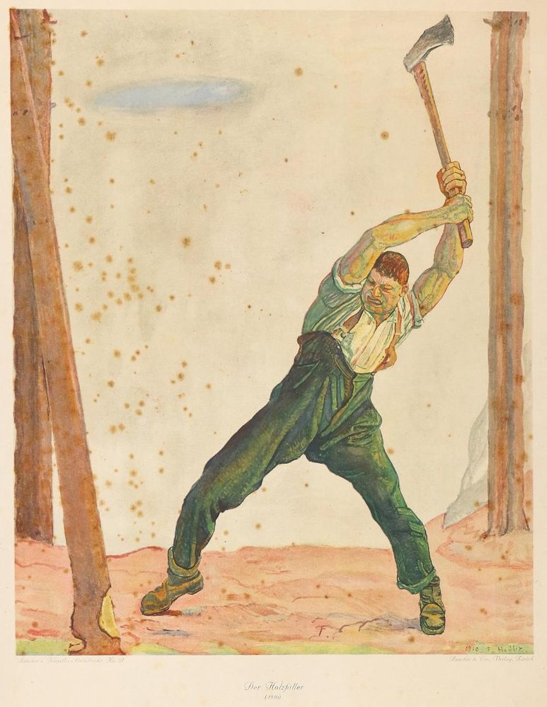 Große Abbildung Nr.1: 126-3737 Hodler, Ferdinand: (Künstlergraphik)