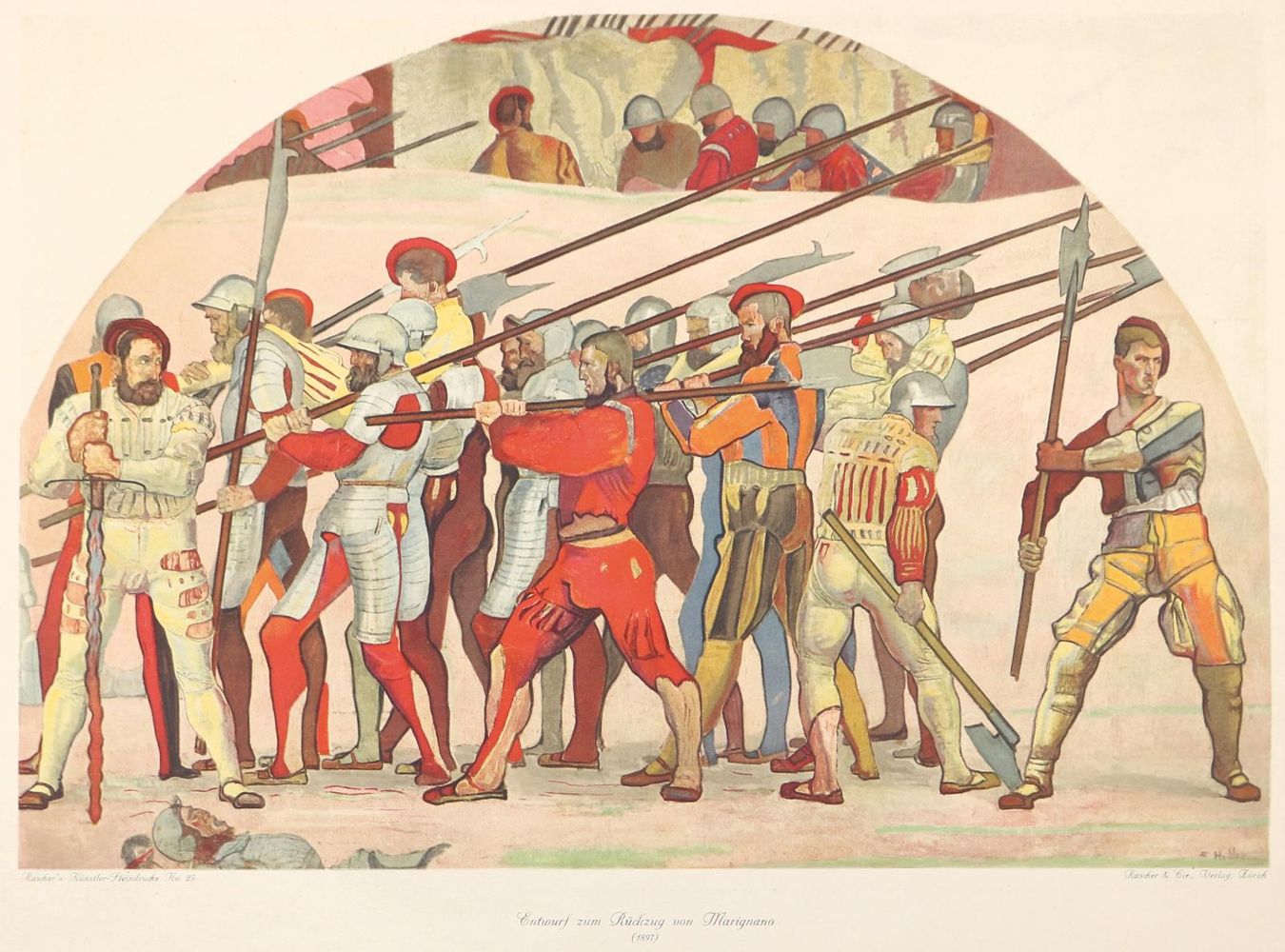 Große Abbildung Nr.1: 126-3738 Hodler, Ferdinand: (Künstlergraphik)