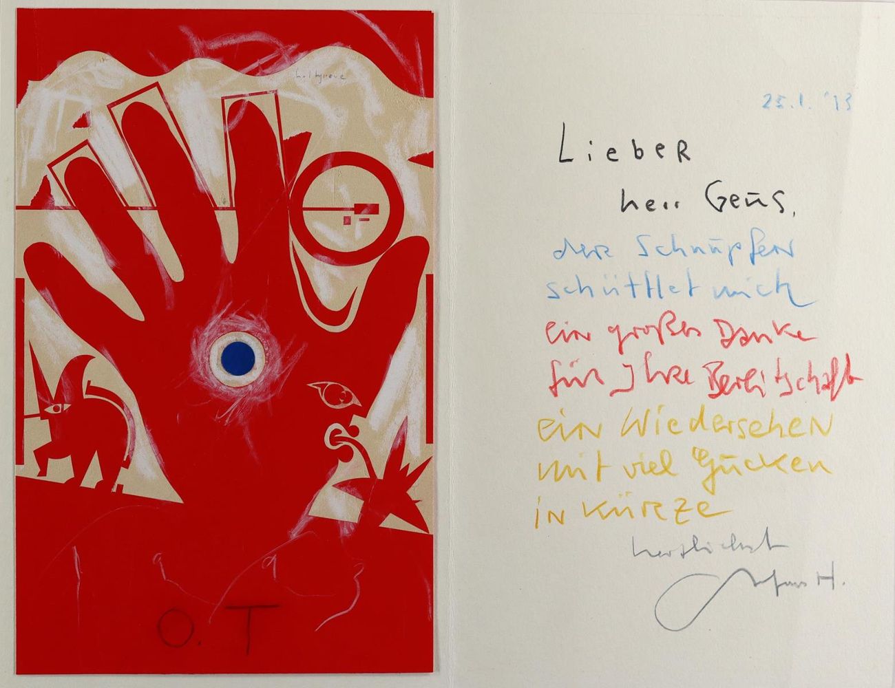Große Abbildung Nr.2: 126-3755 Holtgreve, Alfons: (Künstlergraphik)