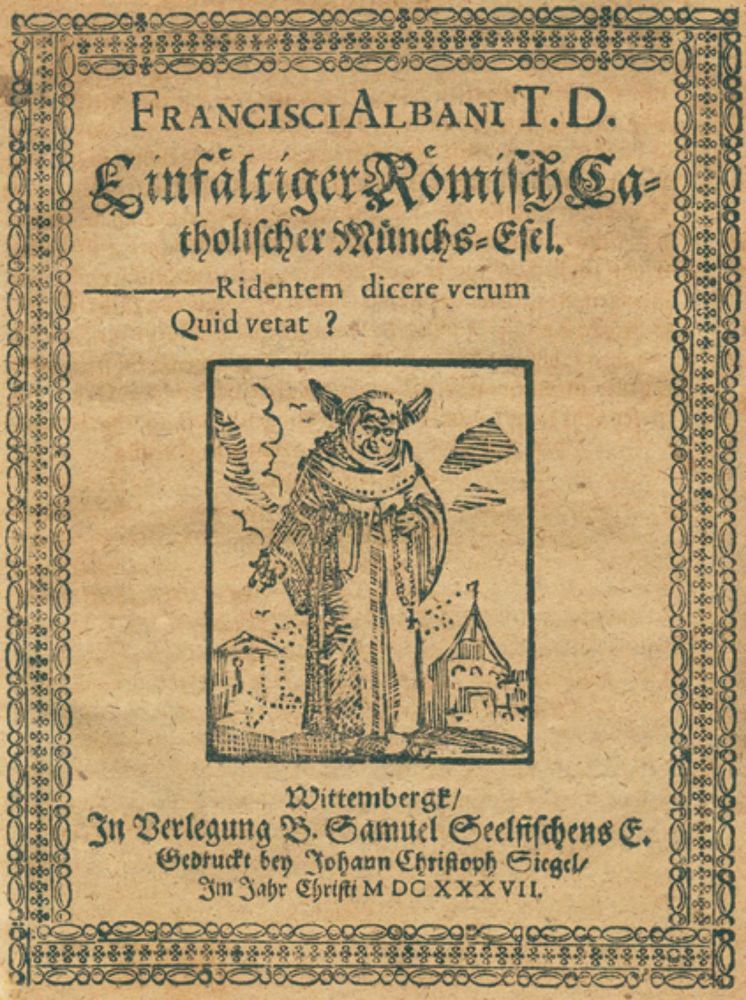 Große Abbildung Nr.1: 126-376 Albanus,F.: (Alte Drucke, Handschriften und Theologie)