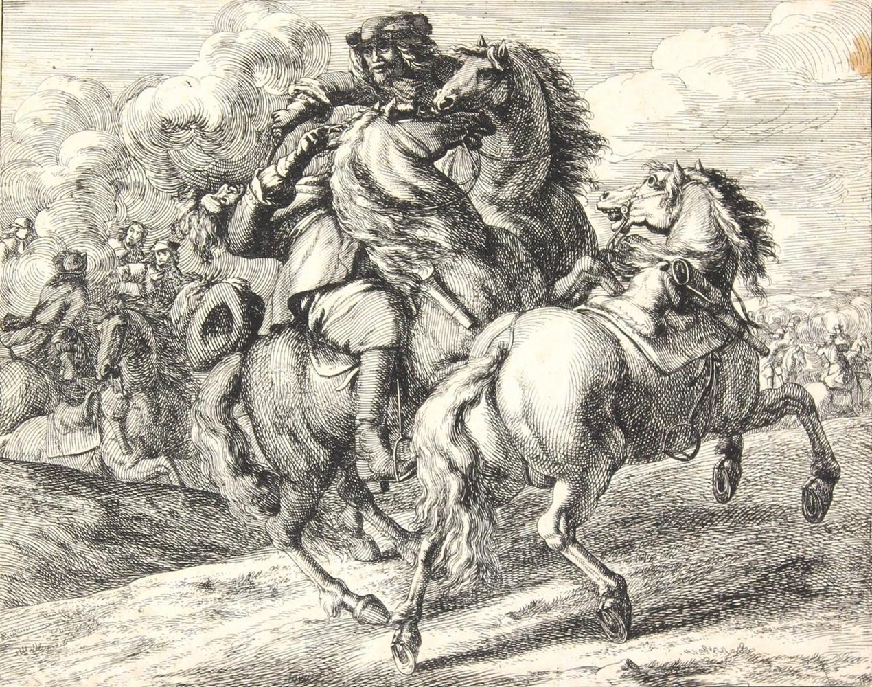 Große Abbildung Nr.2: 126-3765 Huchtenburgh, Jan van: (Künstlergraphik)