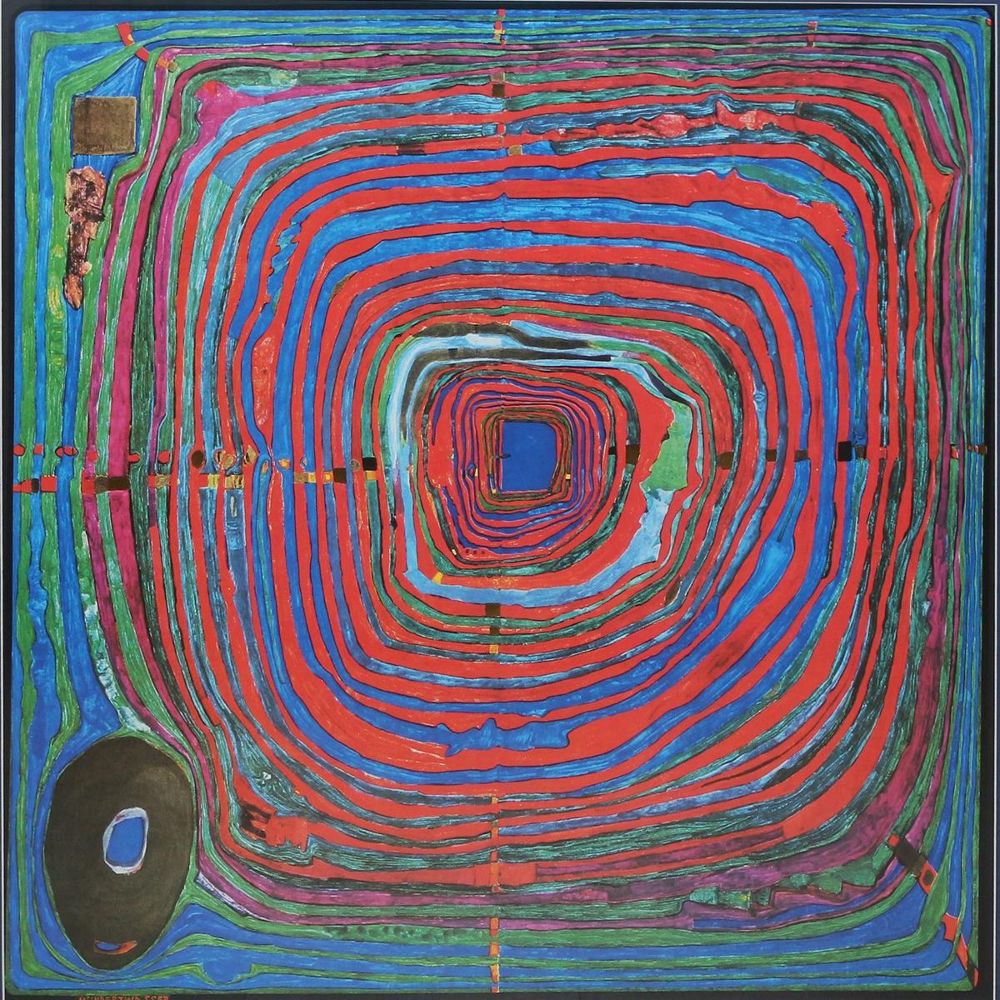 Große Abbildung Nr.1: 126-3769 Hundertwasser, Friedensreich: (Künstlergraphik)