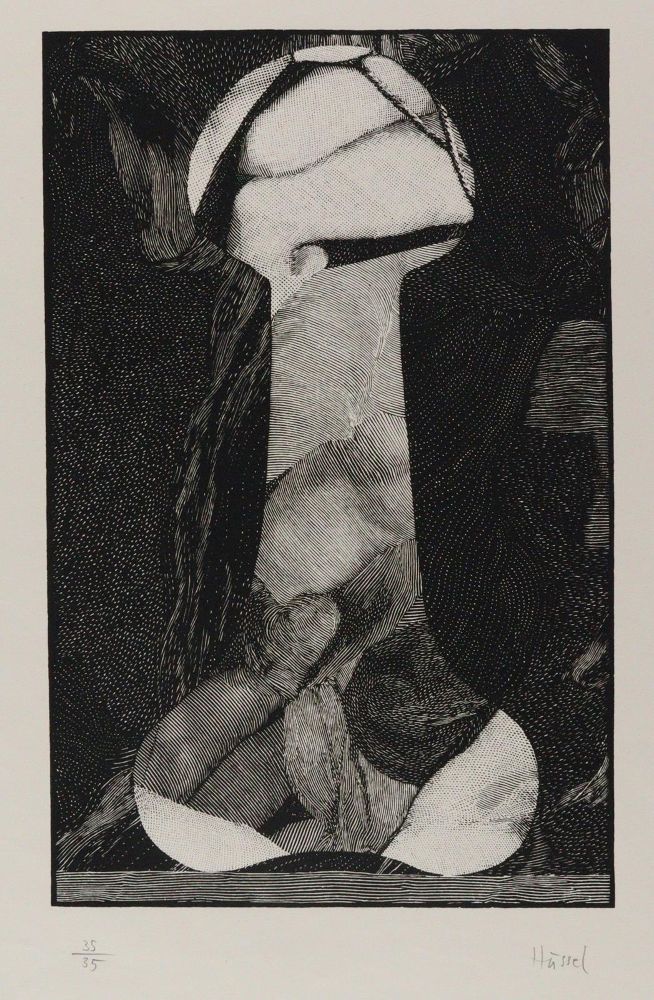 Große Abbildung Nr.2: 126-3771 Hussel, Horst: (Künstlergraphik)