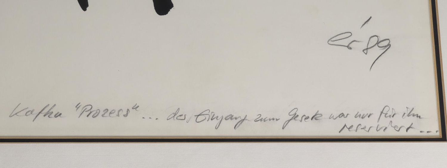 Große Abbildung Nr.2: 126-3809 Kafka.: (Künstlergraphik)