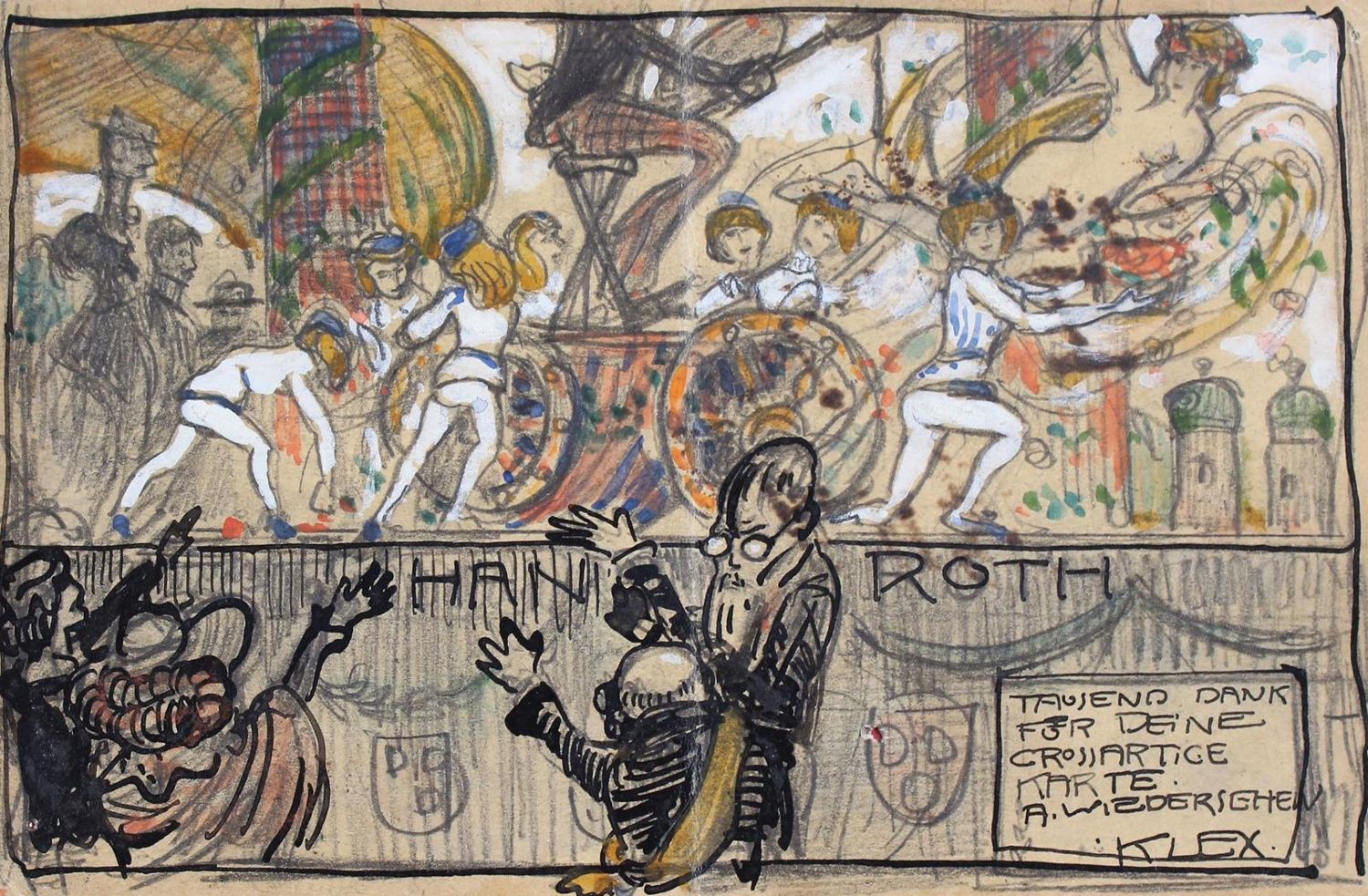 Große Abbildung Nr.3: 126-3812 Konvolut.: (Künstlergraphik, Karikatur)