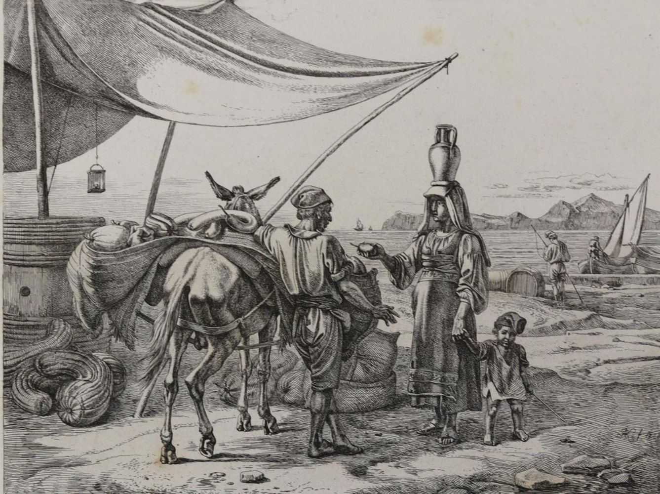 Große Abbildung Nr.1: 126-3835 Klein, Johann Adam: (Künstlergraphik)