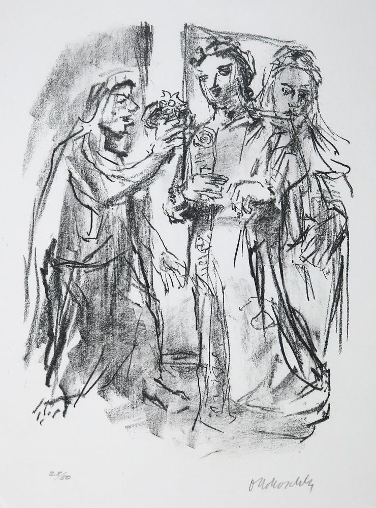 Große Abbildung Nr.1: 126-3846 Kokoschka, Oskar: (Künstlergraphik)