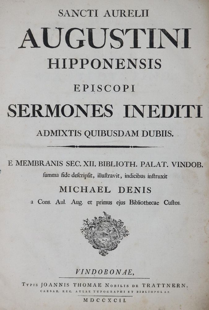 Große Abbildung Nr.1: 126-385 Augustinus,A.: (Alte Drucke, Handschriften und Theologie)
