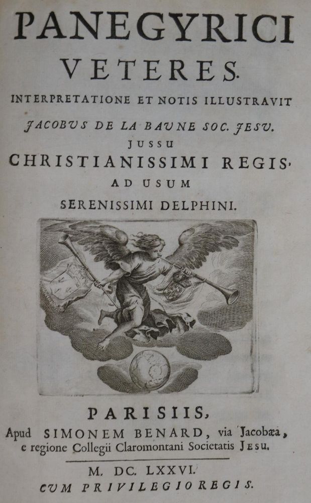 Große Abbildung Nr.2: 126-389 Baume,J.de la.: (Alte Drucke, Handschriften und Theologie)