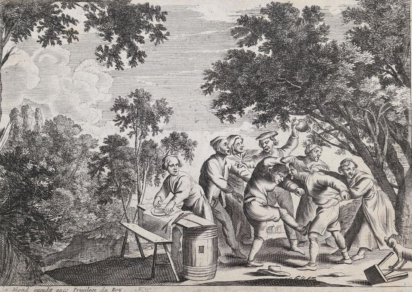 Große Abbildung Nr.1: 126-3913 Le Blond, Jean: (Künstlergraphik)