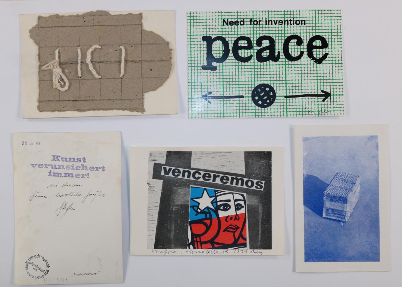 Große Abbildung Nr.5: 126-3959 Sammlung: (Künstlergraphik, Mail Art)