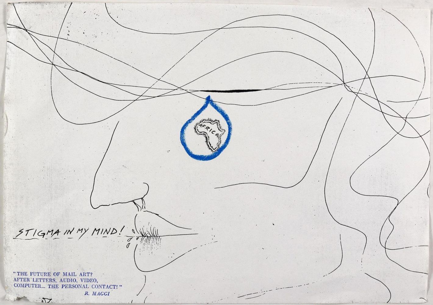 Große Abbildung Nr.2: 126-3964 Sammlung von: (Künstlergraphik, Mail Art)