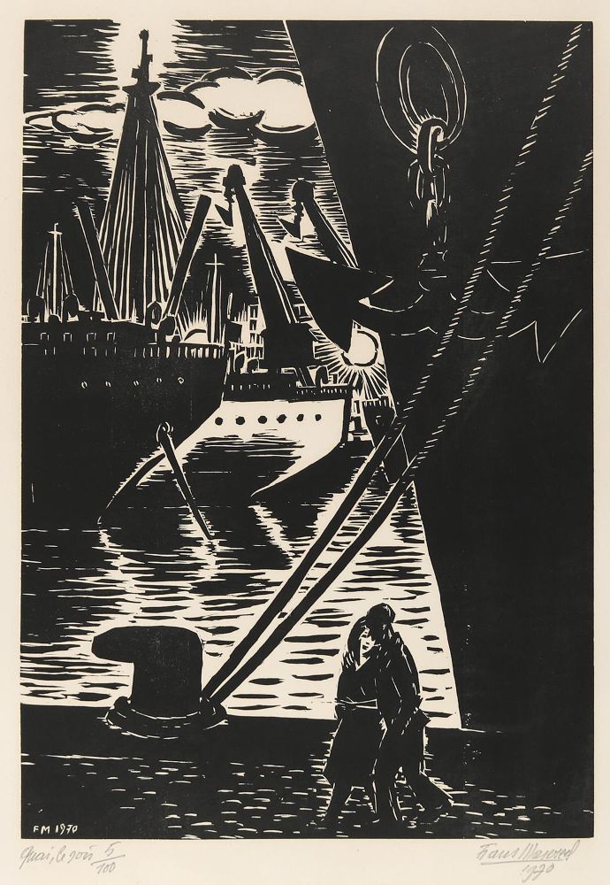 Große Abbildung Nr.1: 126-3977 Masereel, Frans: (Künstlergraphik)