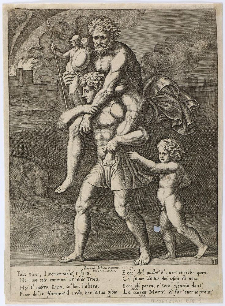 Große Abbildung Nr.1: 126-3991 Meister B mit dem Würfel: (Künstlergraphik)