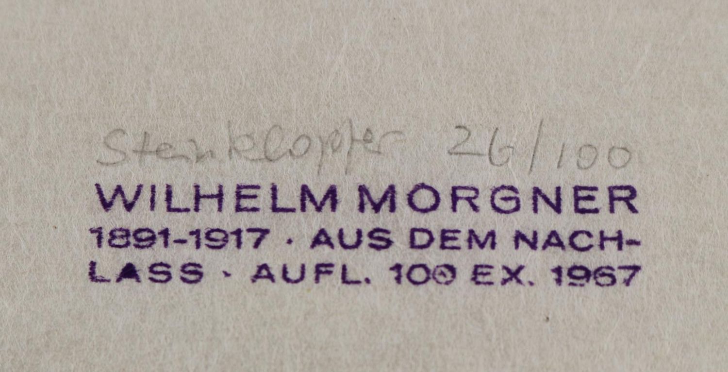 Große Abbildung Nr.2: 126-4031 Morgner, Wilhelm: (Künstlergraphik)